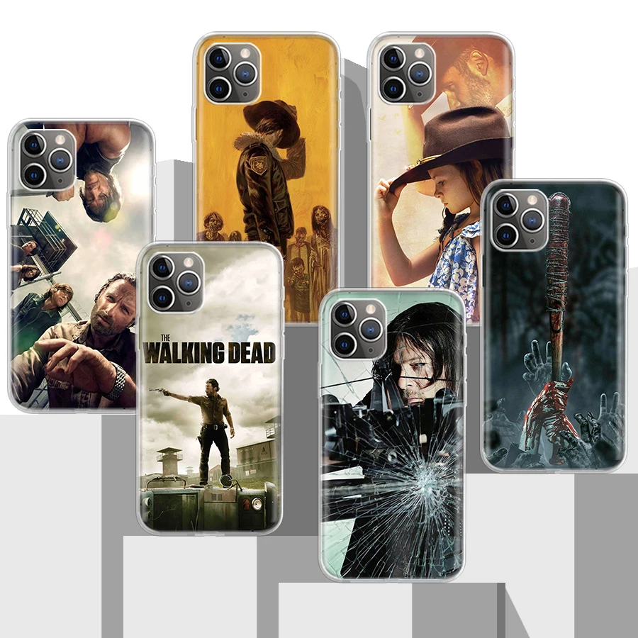 

The Walking Deads TV Soft Silicone Phone Case For Apple iPhone 14 11 12 Mini 13 Pro XR X XS Max 7 8 6 6S Plus + 5 SE 2020 Cover