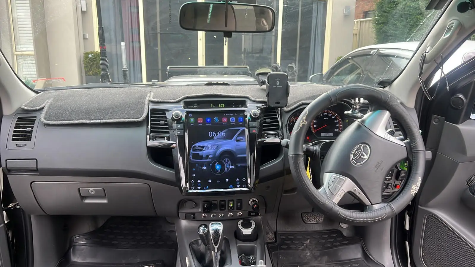 12 1-дюймовый мультимедийный автомобильный видеоплеер с экраном Tesla для Toyota Hilux Revo