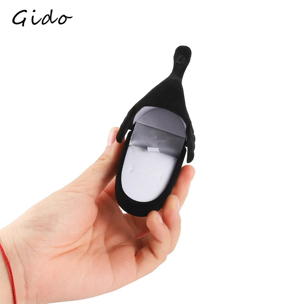 Бархатная коробка для ожерелья контейнеров и чехлов в форме лебедя 1 шт. |