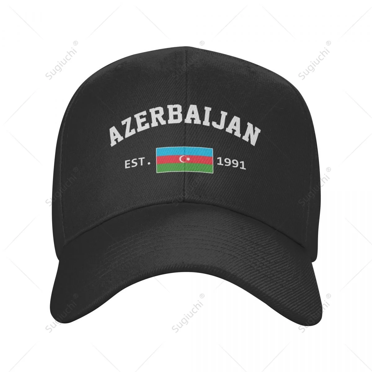 Фото Бейсболка Azerbaijan EST.1991 ко Дню независимости, с защитой от солнца, регулируемая, для активного отдыха №2