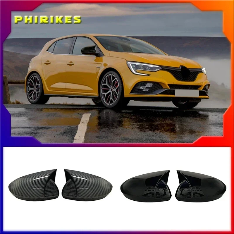 Черная Крышка Бокового Зеркала RS Для Renault Megane 4 IV 2016-2021 Дизайн Из Алюминиевого