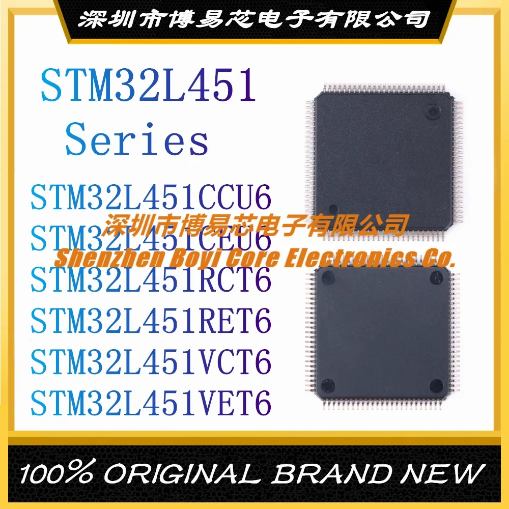 STM32L451CCU6 STM32L451CEU6 STM32L451RCT6 STM32L451RET6 STM32L451VCT6 STM32L451VET6 LQFP 46 64 100