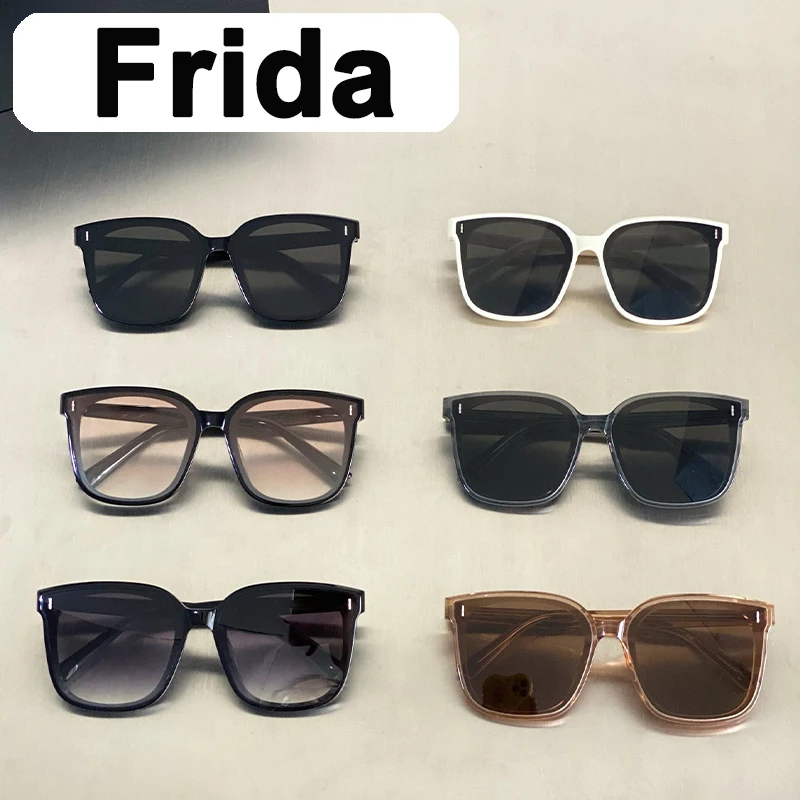 

Frida GENTLE YUUMI Women's Sunglasses For Man Glasses Vintage Luxury Brand Goods Designer Summer Uv400 Trendy Monst Korean