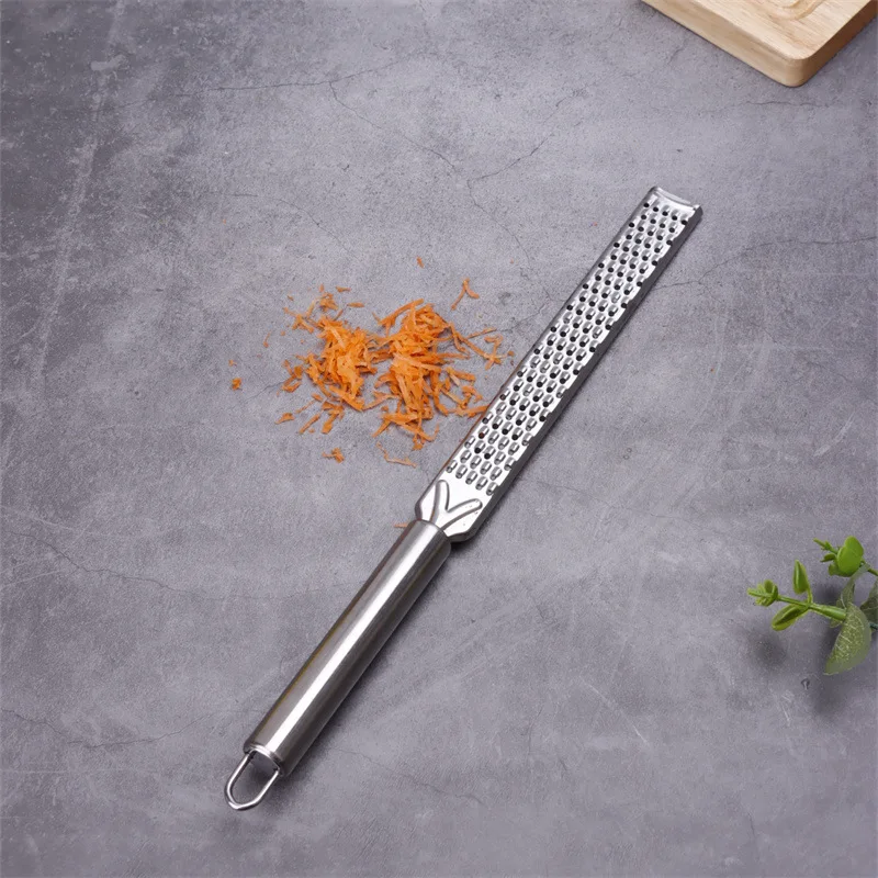 

1PC Cheese Grater Stainless Steel Lemon Zester Citrus Ginger Garlic Grater Vegetable Fruit Grinder Handheld Cheese Grinder
