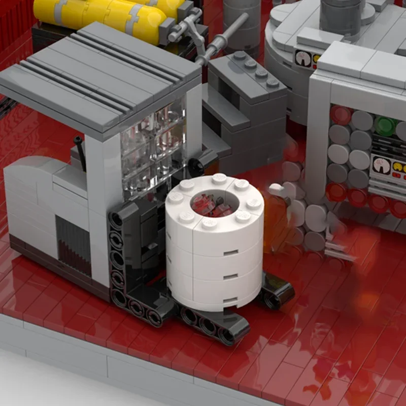 Популярная серия фильмов модель Moc строительные блоки наука суперлаборатория