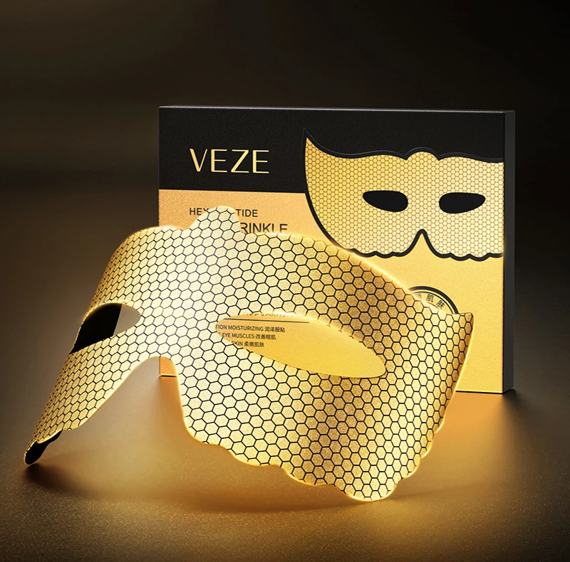 

5pcs Peptide Golden Collagen Eye Mask Double Firm Smooth Anti Dark Circle Eye Pathes Korean Eyes Masks Skin Care