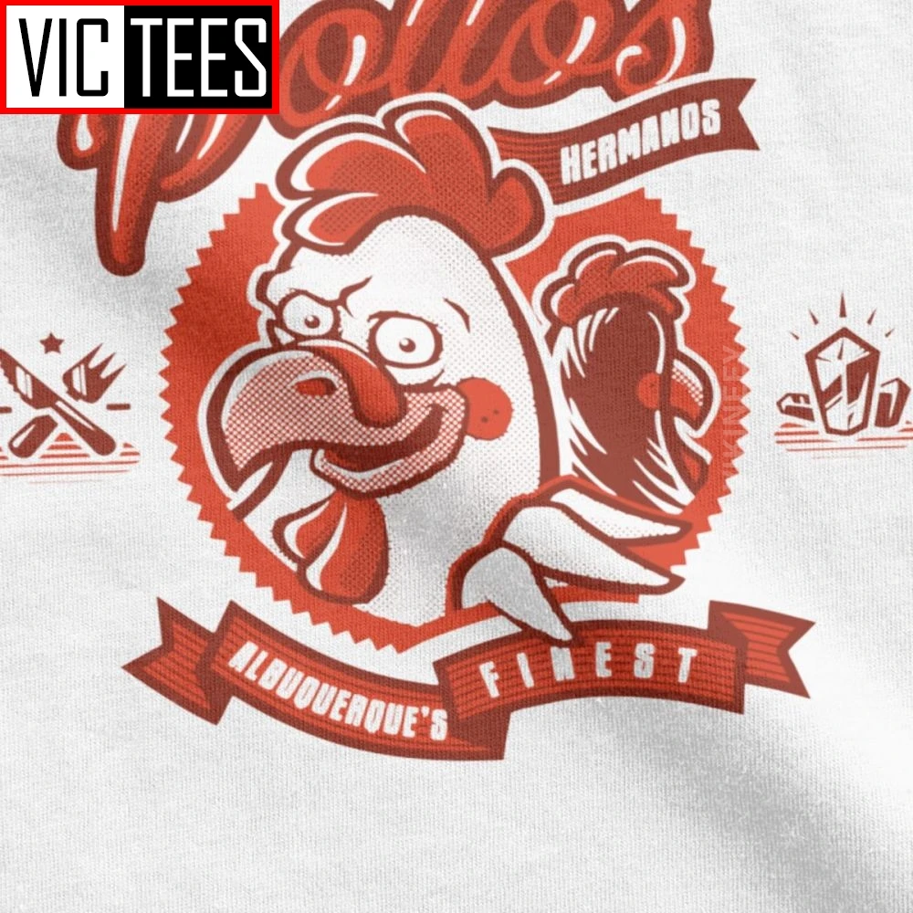 Мужская футболка с принтом The Chicken Brothers Los Pollos Hermanos Breaking Bad одежда из чистого хлопка