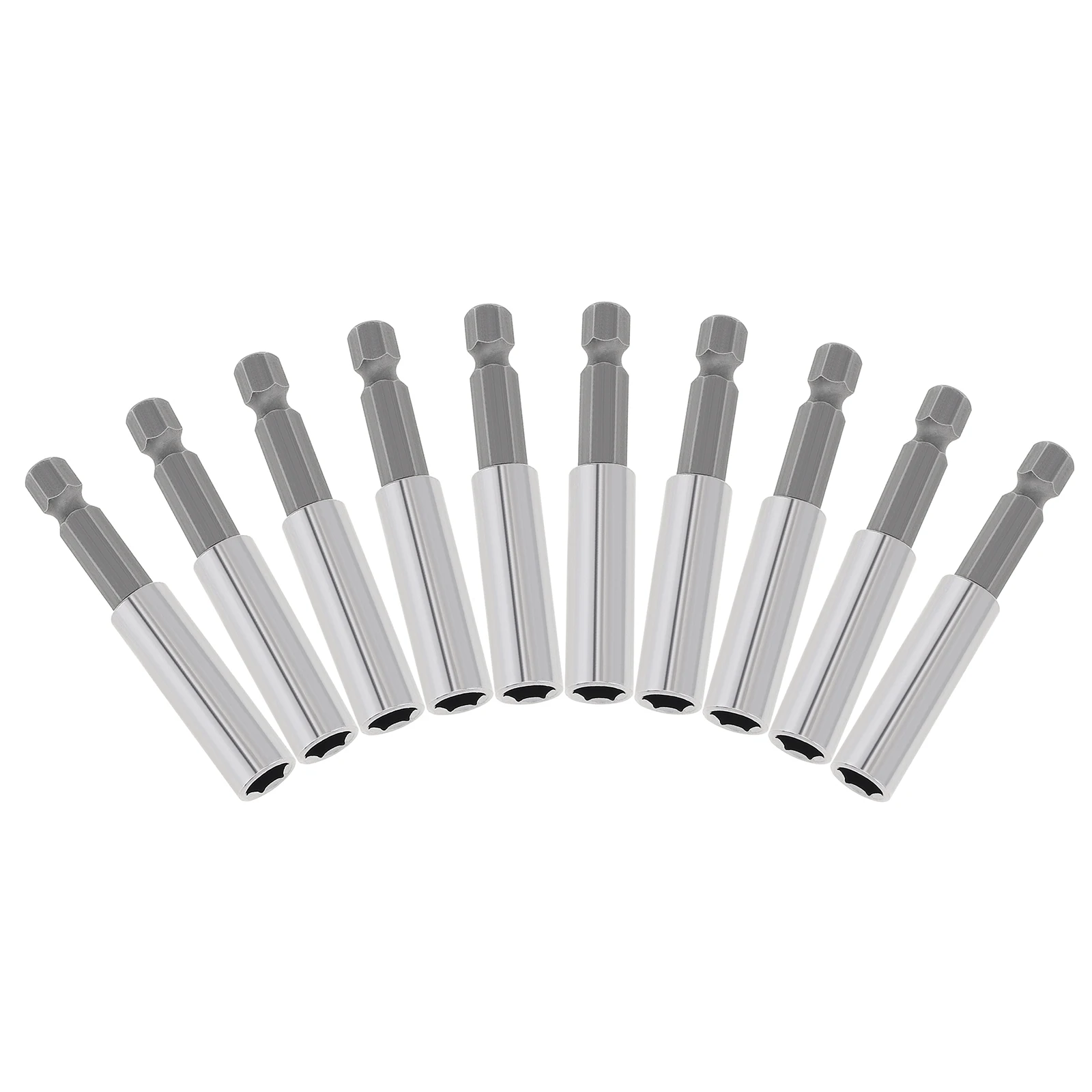 10 шт. 1/4 дюйма Сильный магнитный удлинитель держатель для бит с шестигранным