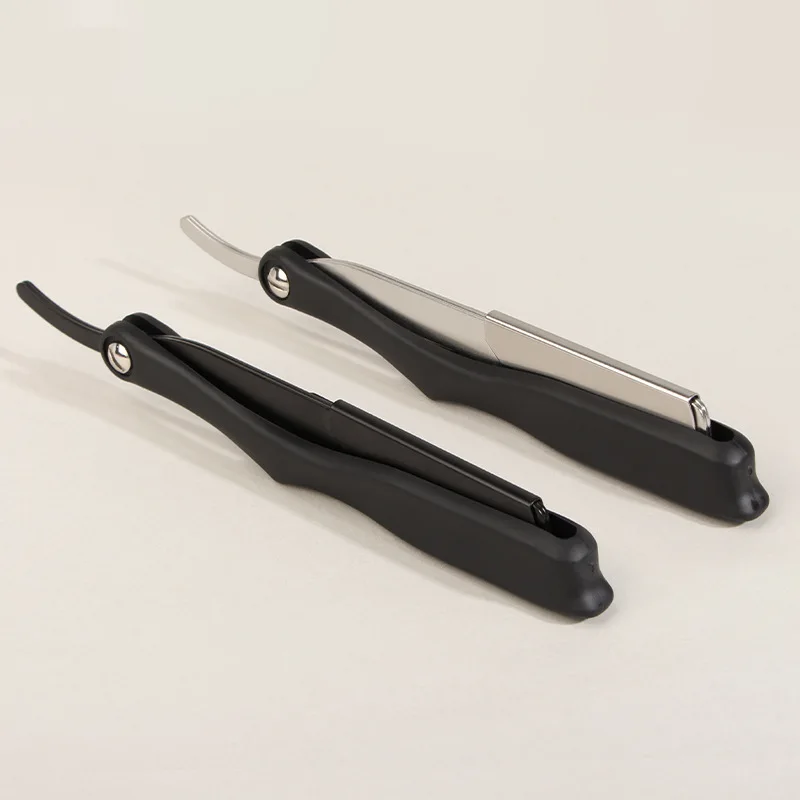 Straight Edge Barber Razor Knives Manual Beard Shaving And Care Replaceable Blades Shavette Gift For Men