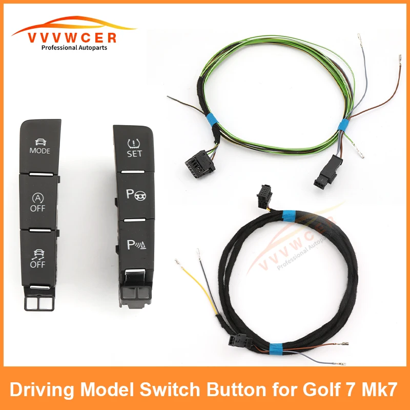 For VW Golf 7 MK7 ESP OFF Mode Driving Pattern OPS Parking Assist TPMS Tire Pressure Monitoring Switch Button 5GG927238E