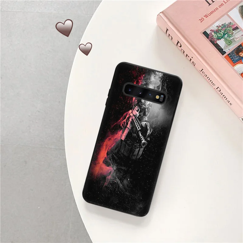 Чехлы для Samsung S24 Galaxy S21 FE S22 S23 Ultra 5G S20 Plus S10 Lite армейский солдат мощный роскошный