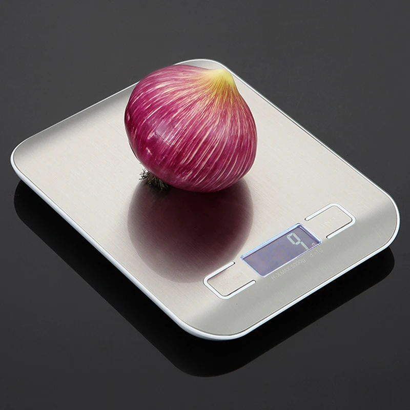 

5kg 10kg Household Kitchen Scale Electronic Food Scales Diet Scales Measuring Tool Slim LCD Digital Electronic Weighing Scale