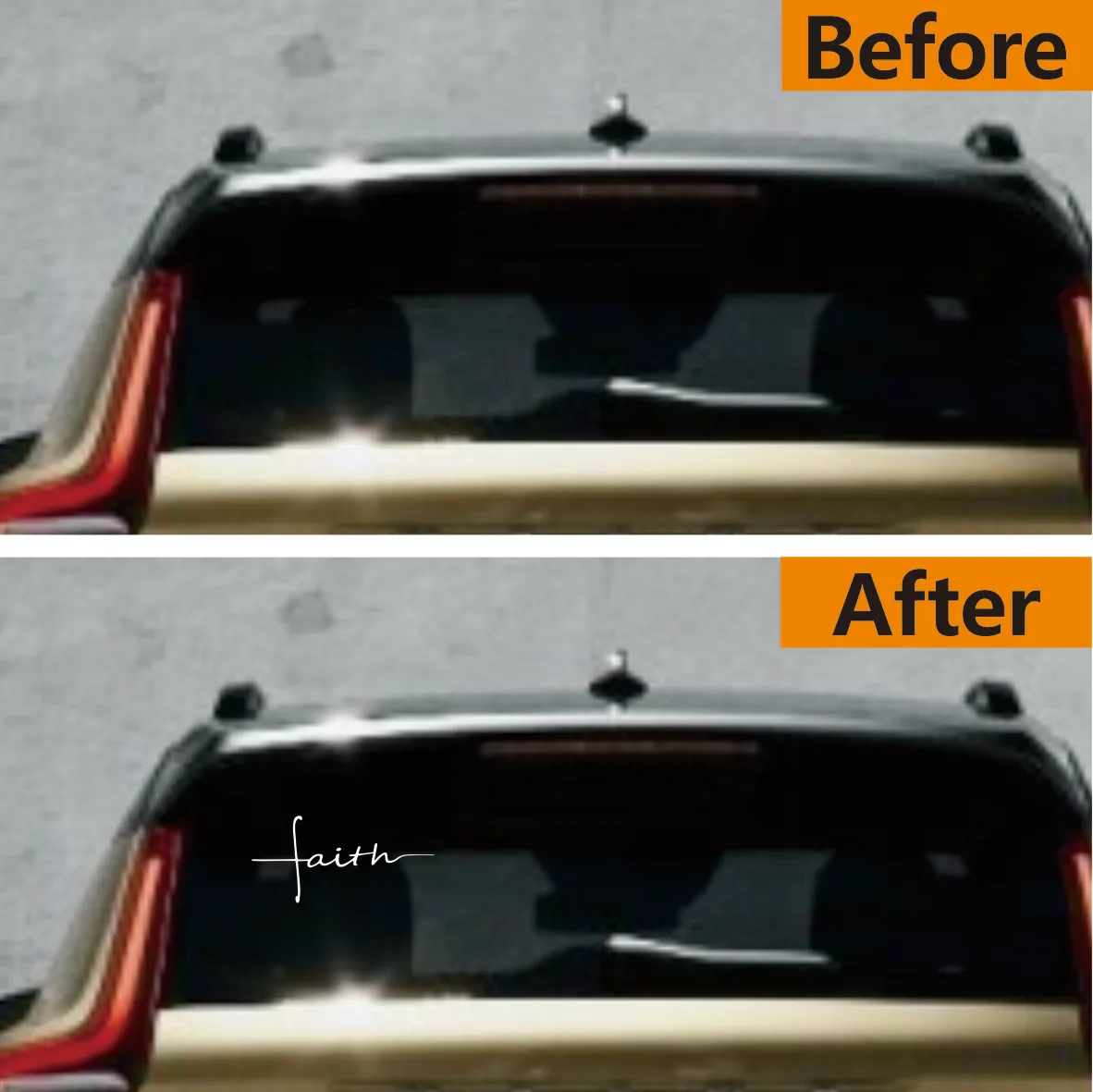 Наклейка с христианскими религиозными мотивами Виниловая наклейка для окна