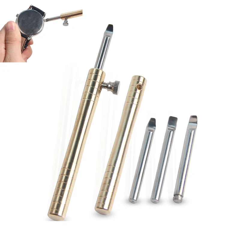 Watch Repair Tools Stainless Steel Case Knives Back Cover Pry Remover for Battery Replacement Watch Accessories