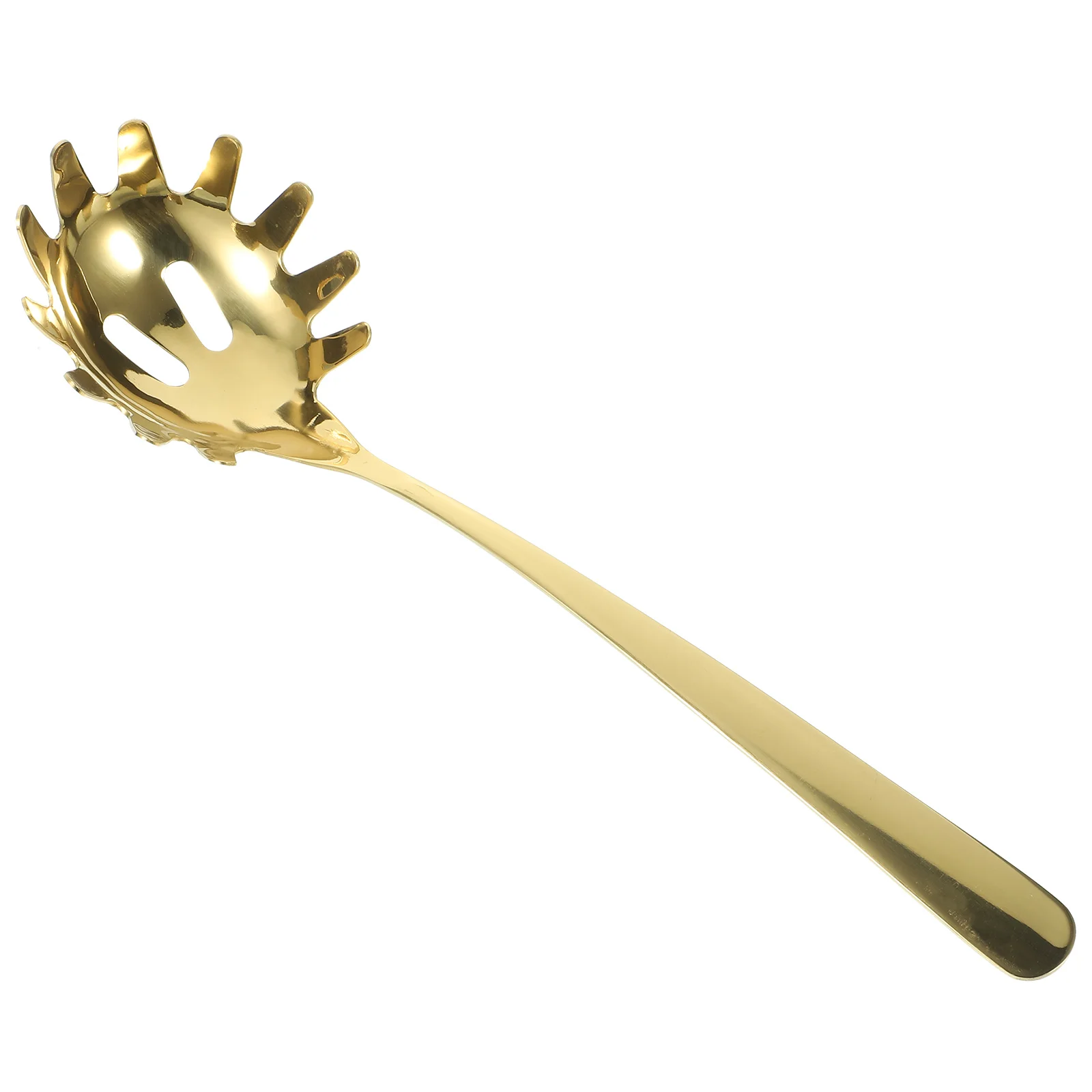 

Stainless Steel Pasta Spoon Spaghetti Strainer Household Practical Spaghetti Spoon
