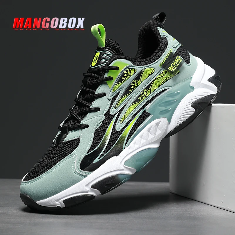 

2022 New Mens Trainers Running Breathable Sport Shoes For Men Luxury Brand Walking Jogging Sneakers Breathable BoyTraining Shoes