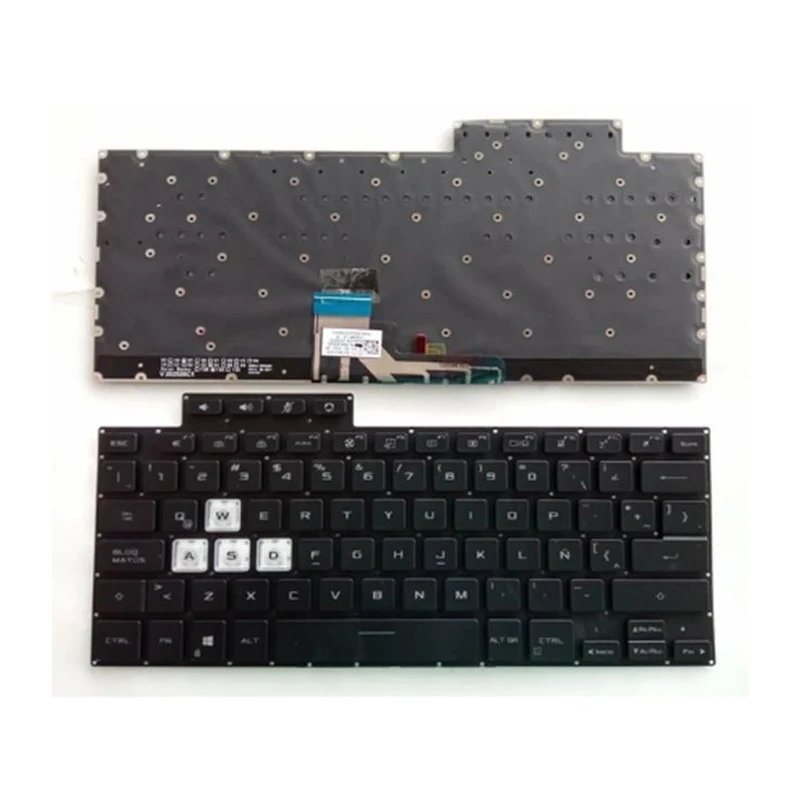 XIN-Ru-US-SP-LA Клавиатура для ноутбука с подсветкой Asus TUF Dash F15 FA516 FX516 FX516PR FX516P FX516PM FX516PE V