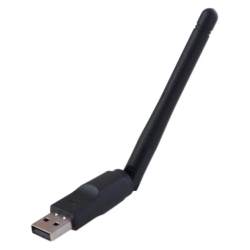 Фото Wi-Fi адаптер 150 Мбит/с MT7601, сетевая карта USB 2.4 ГГц 150 Мбит/с, USB Wi-Fi адаптер с LED-индикатором и антенной, Wi-Fi приемник №3
