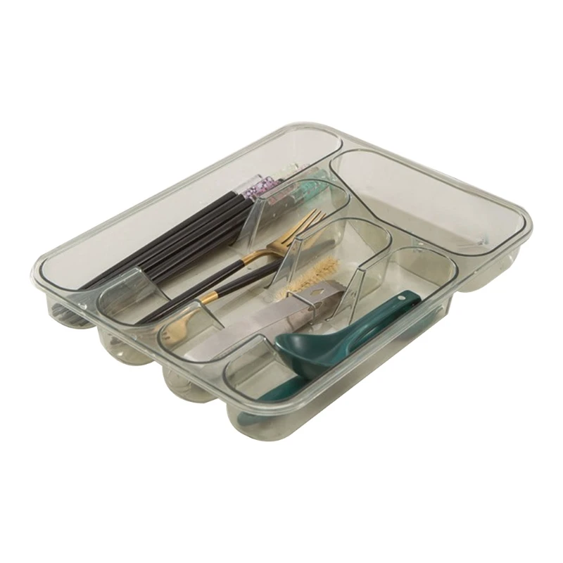 

Держатель для хранения с 5 ячейками для вилок, ложек и палочек