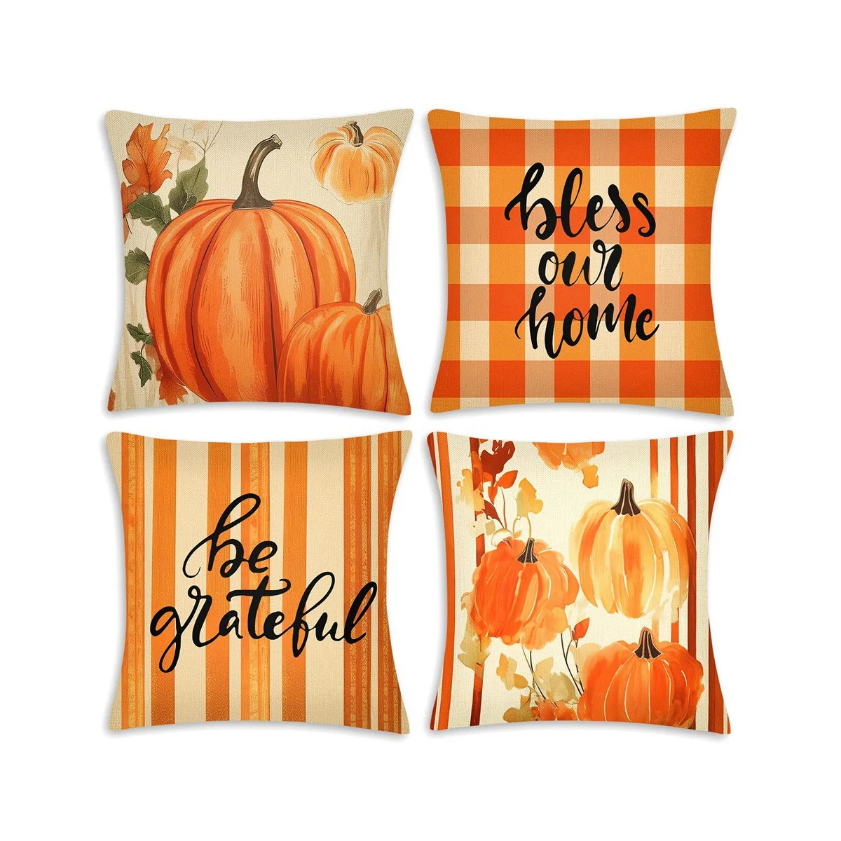 

Декоративные наволочки для подушек, 18 х18 дюймов, в клетку