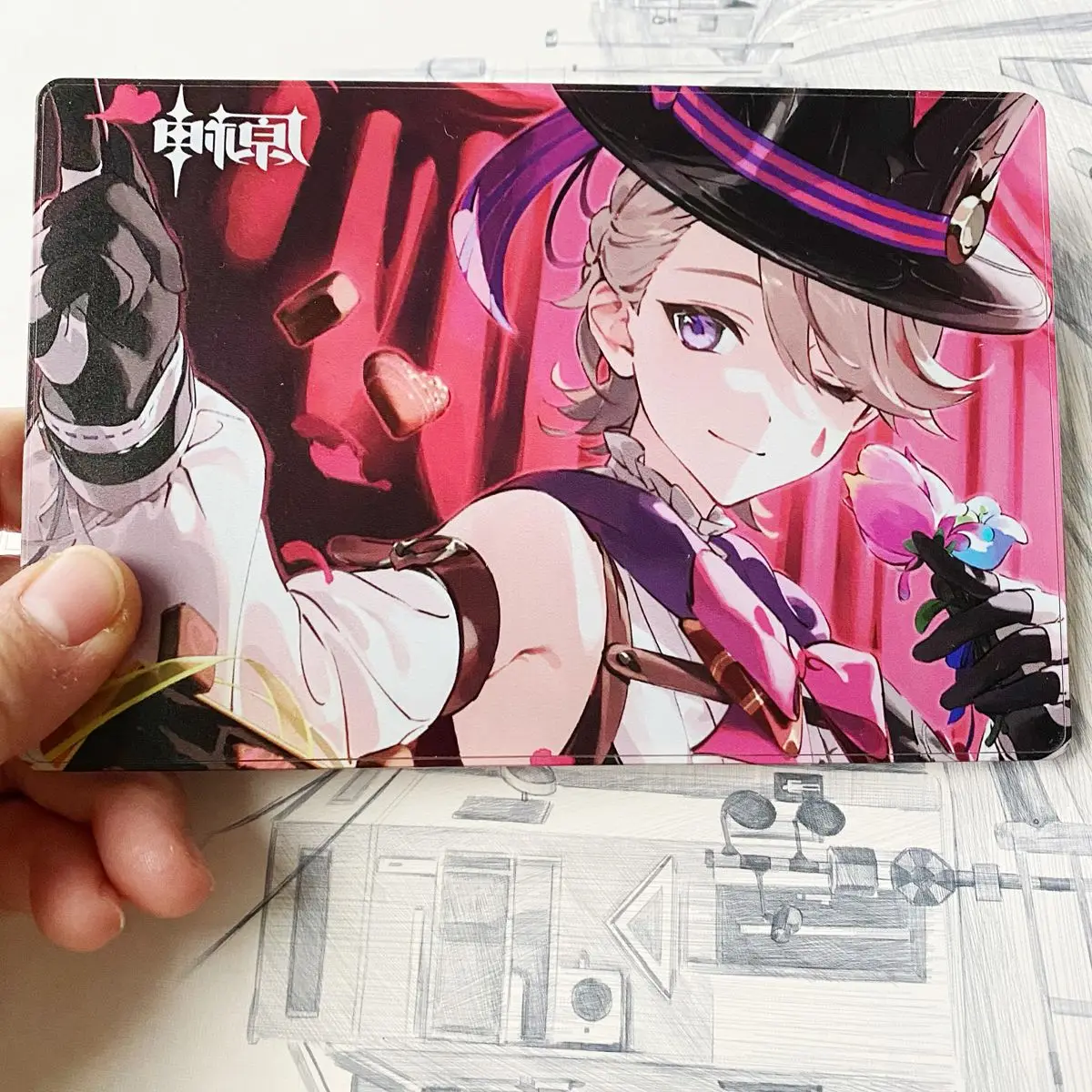 Аниме игра Merch Lyney белый день сыпучий песок маджонг индивидуальные акриловые