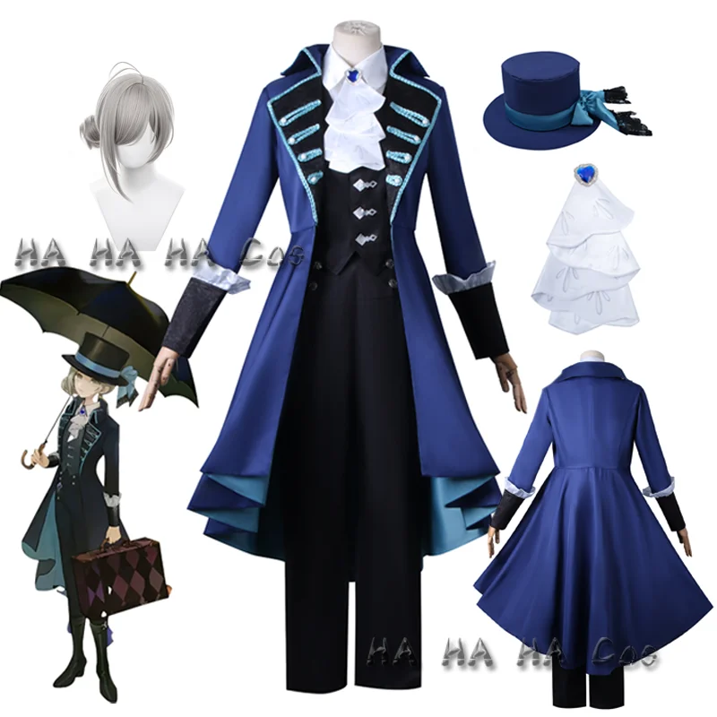 

Game Reverse1999 Vertin Cosplay Costume Full Dress Wig Uniform Women Girl Halloween Carnival Party Outfit Christmas Role Play