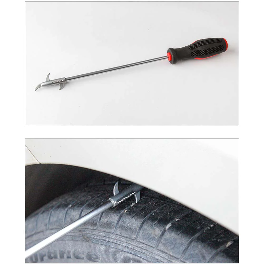 

Car Tire Cleaning Hook Repair Tool Auto Tyre Protector Groove Stones Remover Hook