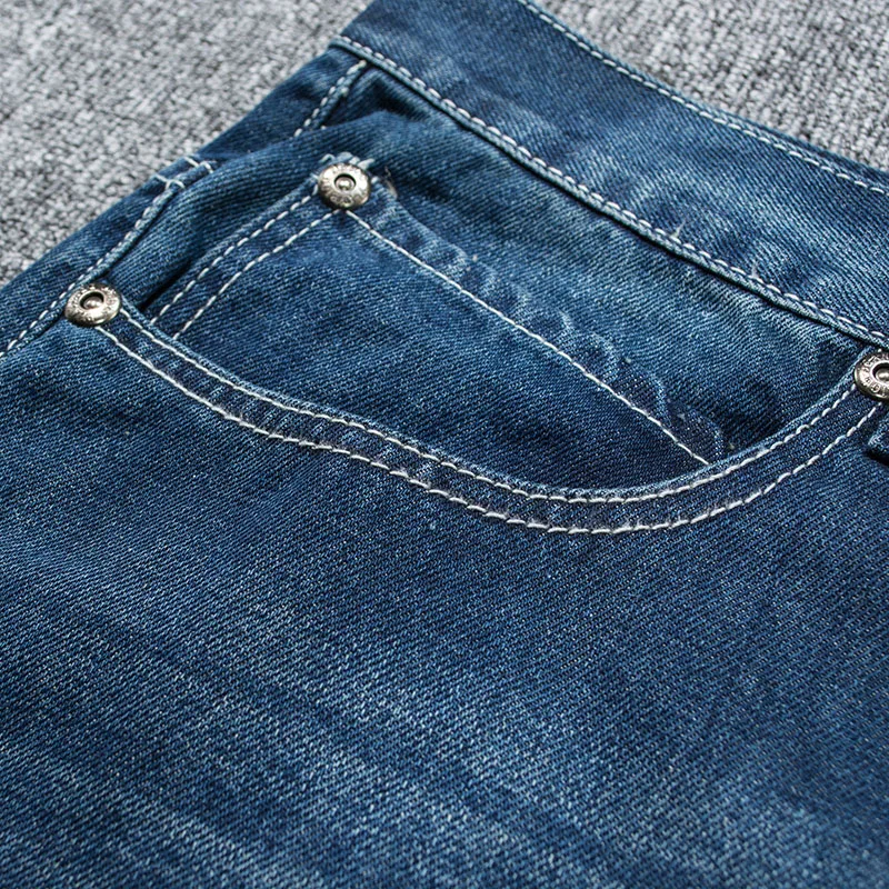 Men's Wide Leg Baggy Jeans Men Blue Black Straight Leg Denim Pants Male Oversize Loose Hip Hop Jean Homme Plus Size 42 44 46