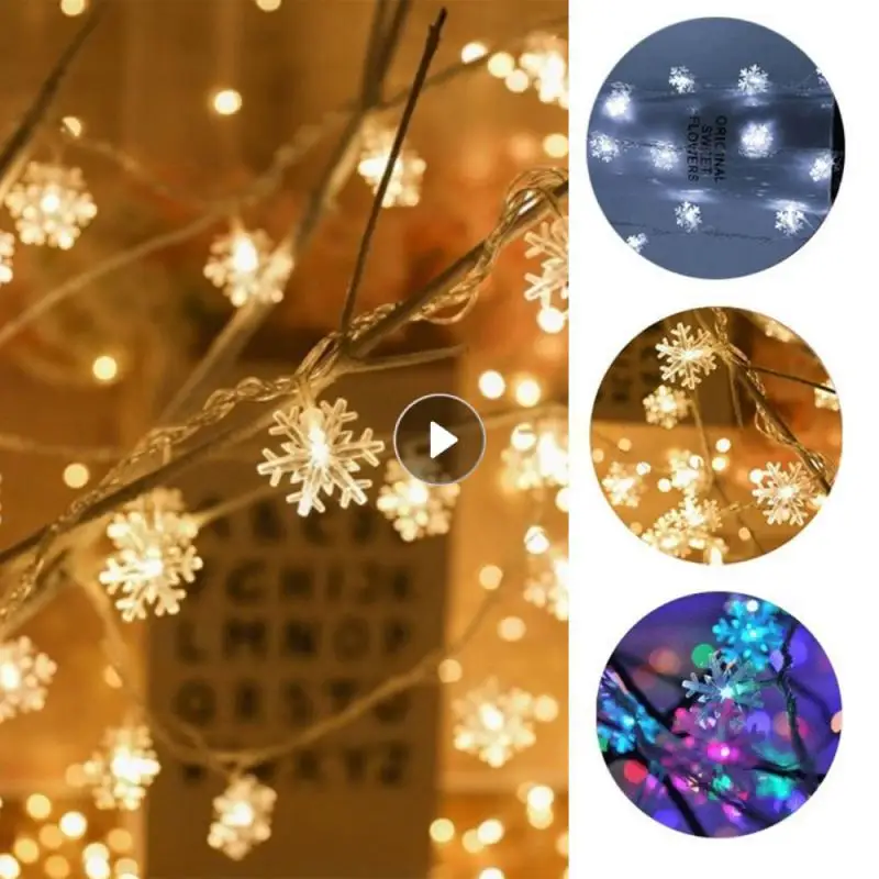 

Светодиодная гирлянда в виде снежинки, волнистые светильники, праздвечерние чные рождественские украшения, новый год