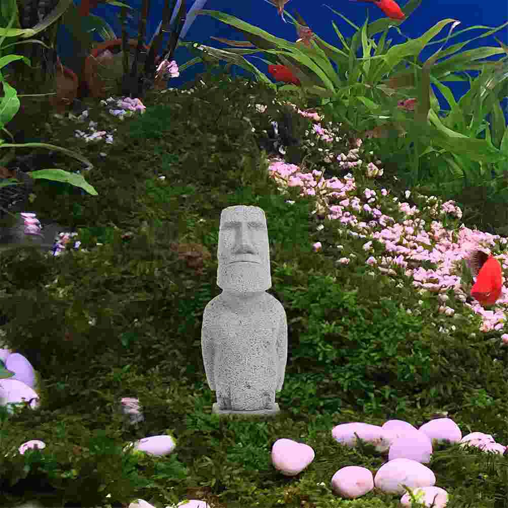 Статуя Моаи Ретро Статуэтка Скульптура Украшение Дома Маленькие Статуи