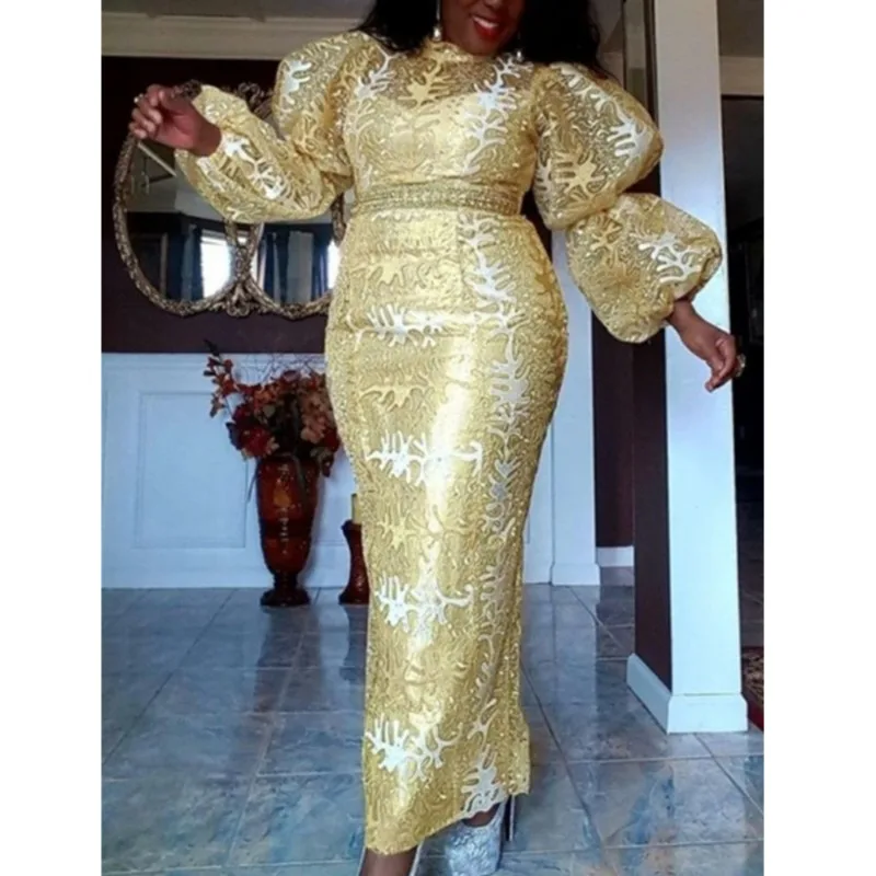 Элегантное вечернее длинное платье