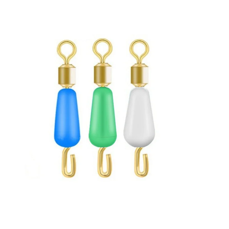 

10 шт., силиконовые рыболовные Вертлюги с подшипником