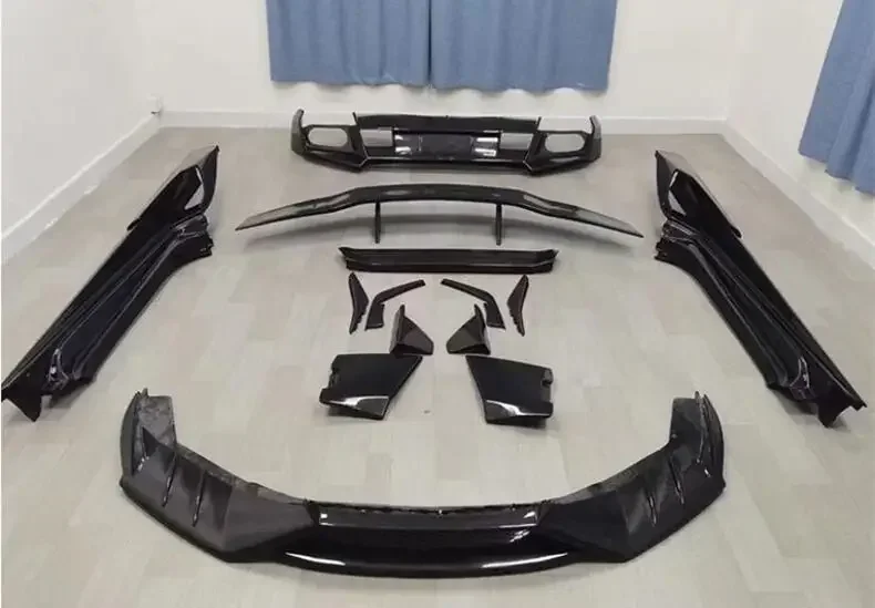 СПОЙЛЕР ЗАДНЕГО БАГАЖНИКА ИЗ УГЛЕРОННОГО ВОЛОКНА ПЕРЕДНЯЯ ГУБКА НАБОР