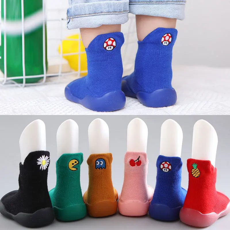 

Boys and Girls Toddler Shoes Cartoon Help Sock Shoes Baby Toddler Shoes Non-slip Floor Sock Shoes Baby Gift Baby Shoes