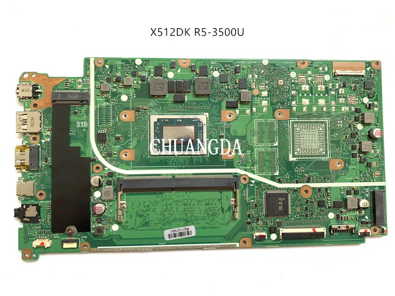 R5-3500U 4GB Материнские платы X512D материнская плата для ноутбука ASUS X512DA F512DA F512D X512DK 100%