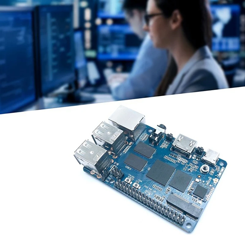 Новинка-для бананов Pi BPI-M4 1 ГБ/2 ГБ DDR4 RAM Realtek RTD1395 A53 четырехъядерная 64-битная