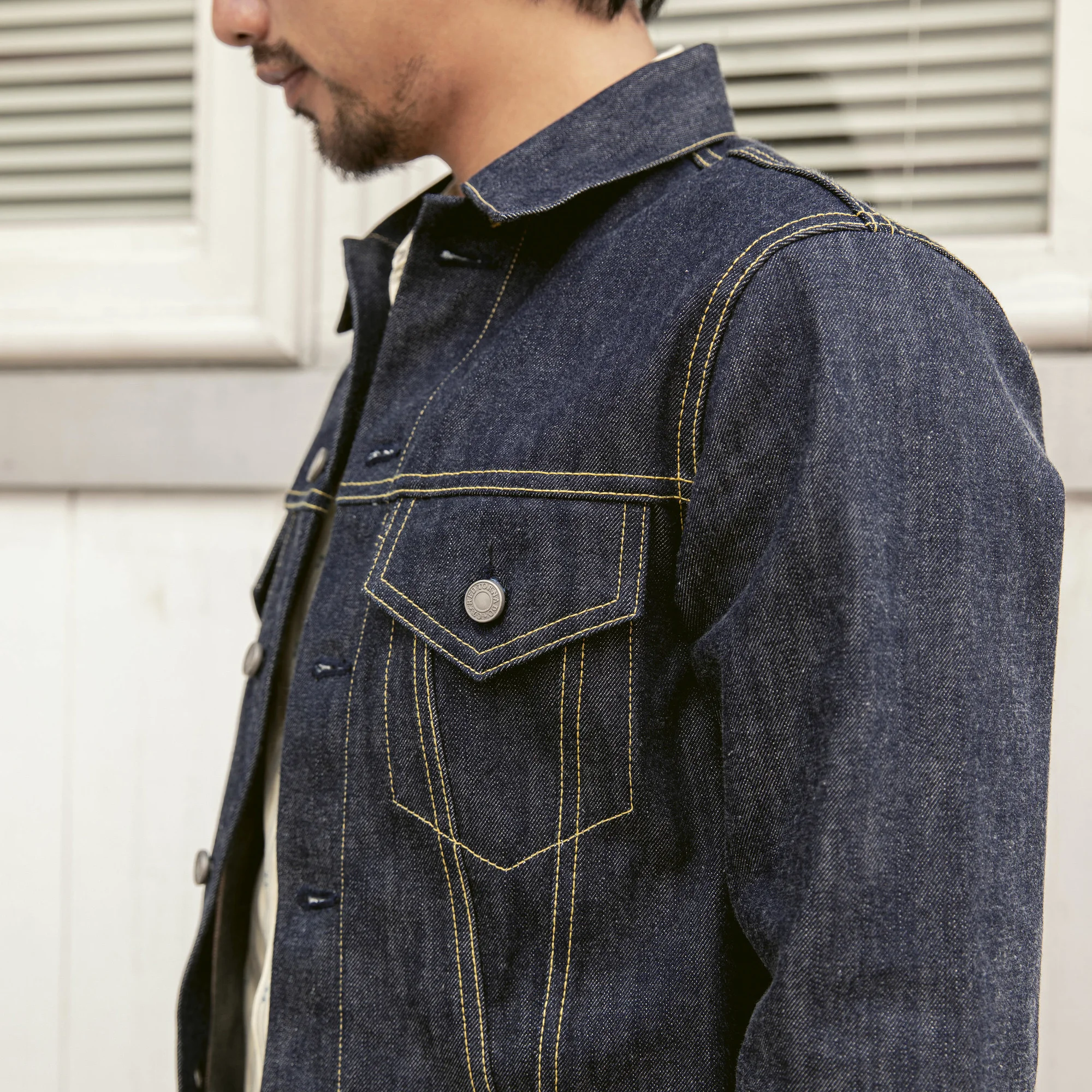 

Фроде читайте описание! Хлопковая джинсовая куртка, повседневное стильное необработанное пальто большого размера 14 унций