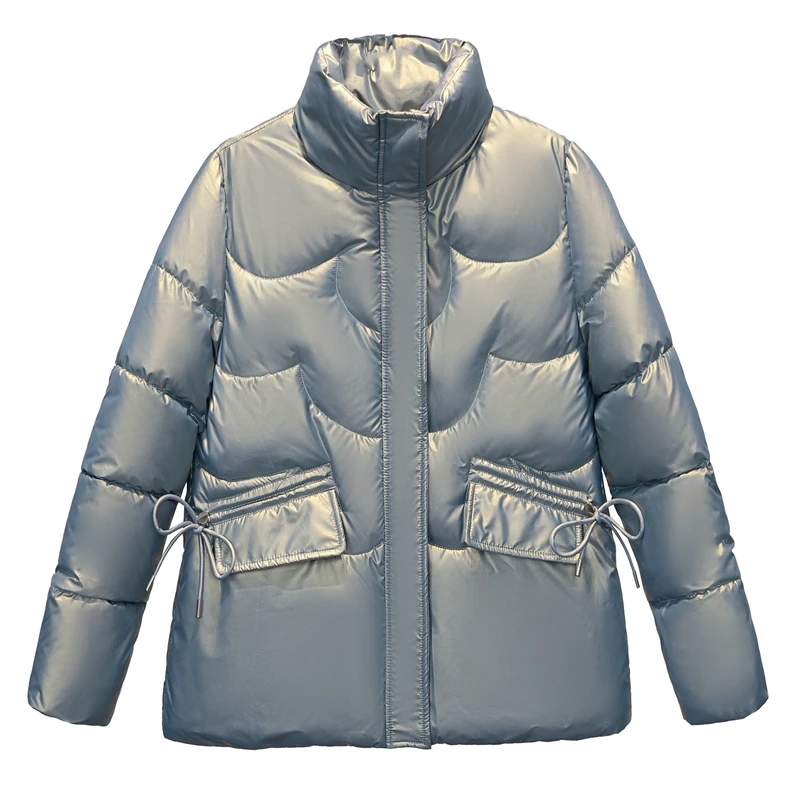 2023 Women Winter Jacket Parkas New Fashion Youth Slim Stand Collar Casual Street Warm Autumn Winter Coat Female