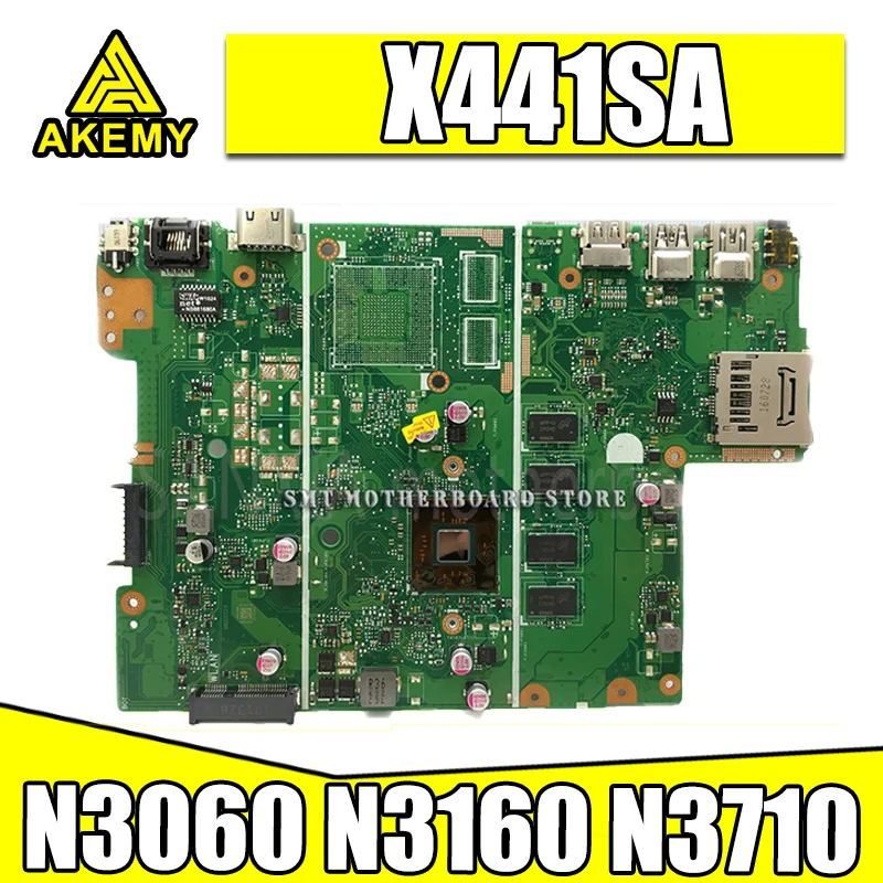 

Материнская плата X441SA для ноутбука Asus X441S X441SC F441S A441S материнская плата для ноутбука N3050 N3060 N3150 N3160 N3700 N3710 2 ГБ 4 ГБ ОЗУ