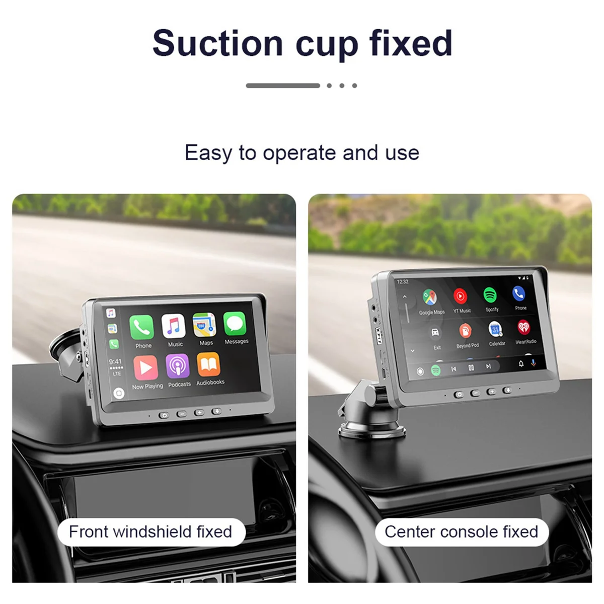 

Universal 7 Inch Touch Screen Car Wireless for CarPlay Tablet Android Radio Bluetooth Multimedia Player