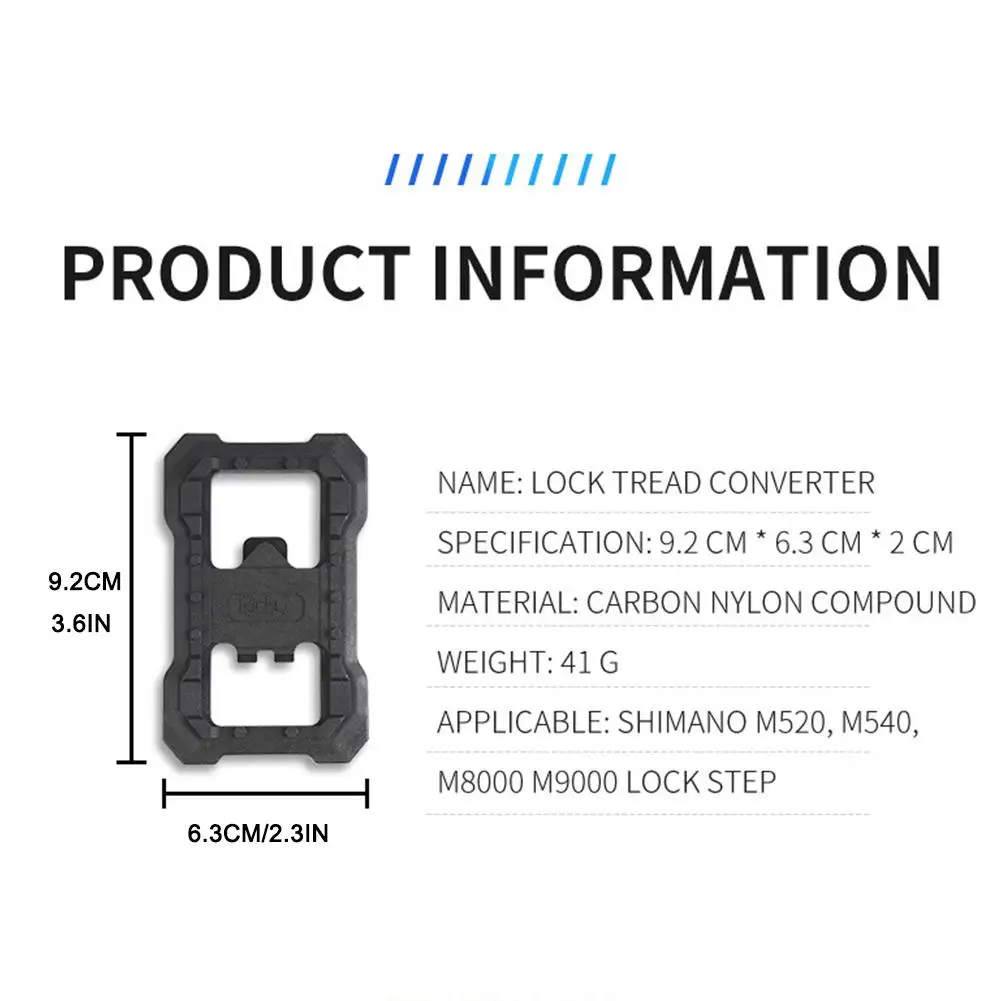 Подходящий для M520/m540/m8000 самоблокирующийся переходник педали Richy горный
