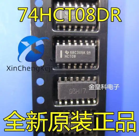 

30 шт. Оригинальный Новый SN74HCT08DR 74HCT08D HCT08 SOP14 logic
