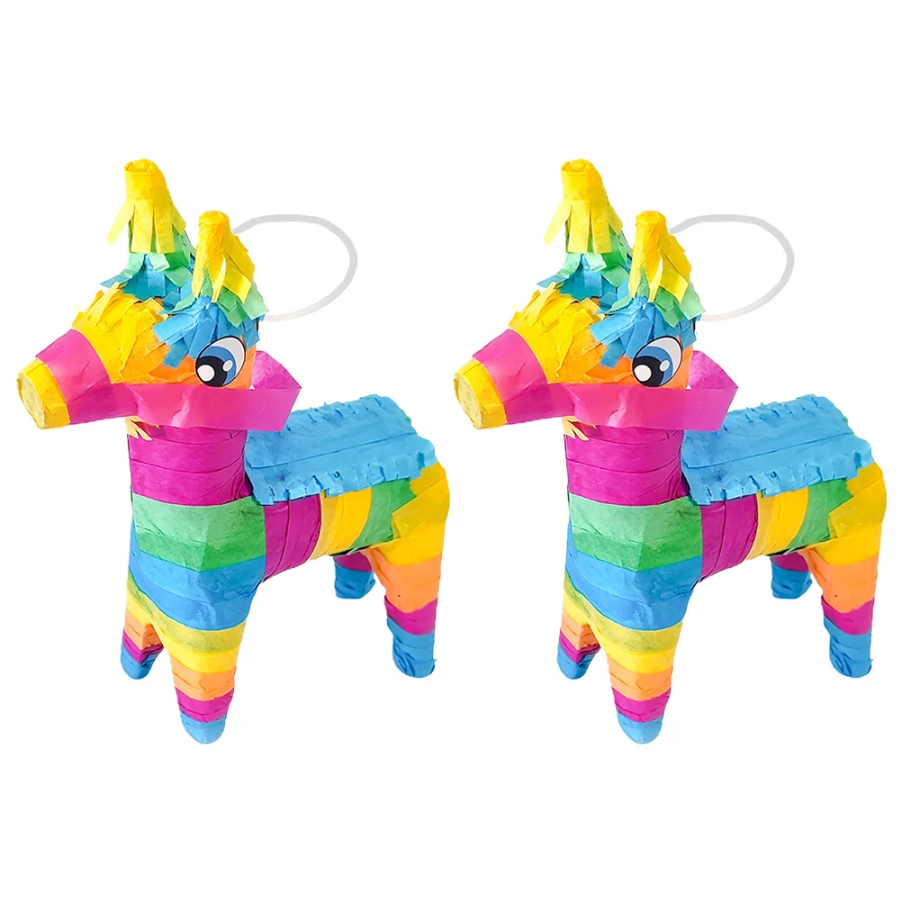 

Pinata Partymexican Toy Mini Pinatas Fiesta Decor Birthday Decorations Toyssupplies Candycolorful Paper Rainbow Miniaturefavors