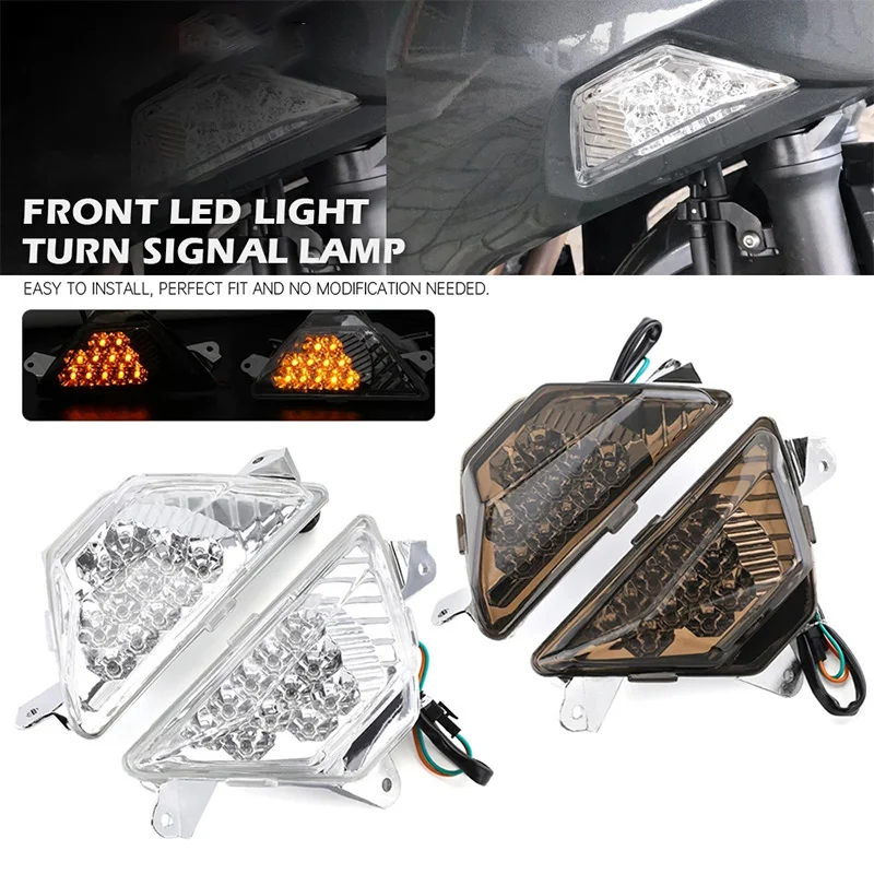 

Motorcycle Accessories Light Motorcycle Front Command Assembly LED Turn Signal Indicator A 250 300 400 650 1000/SX ZX6R Z1000SX