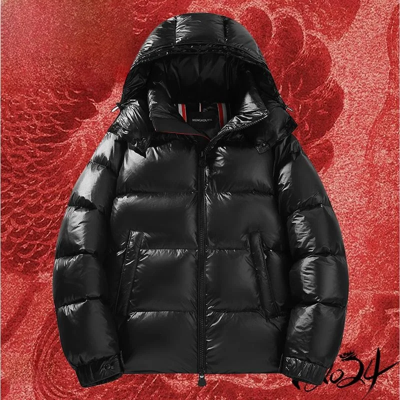 [Outlets] Официальный флагманский магазин пуховик Mengkou с высоким бархатным