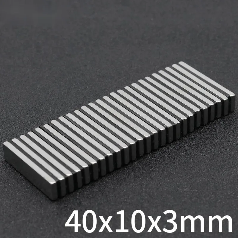5/10/20/50/100 шт. неодимовые магниты 40x10x3 мм