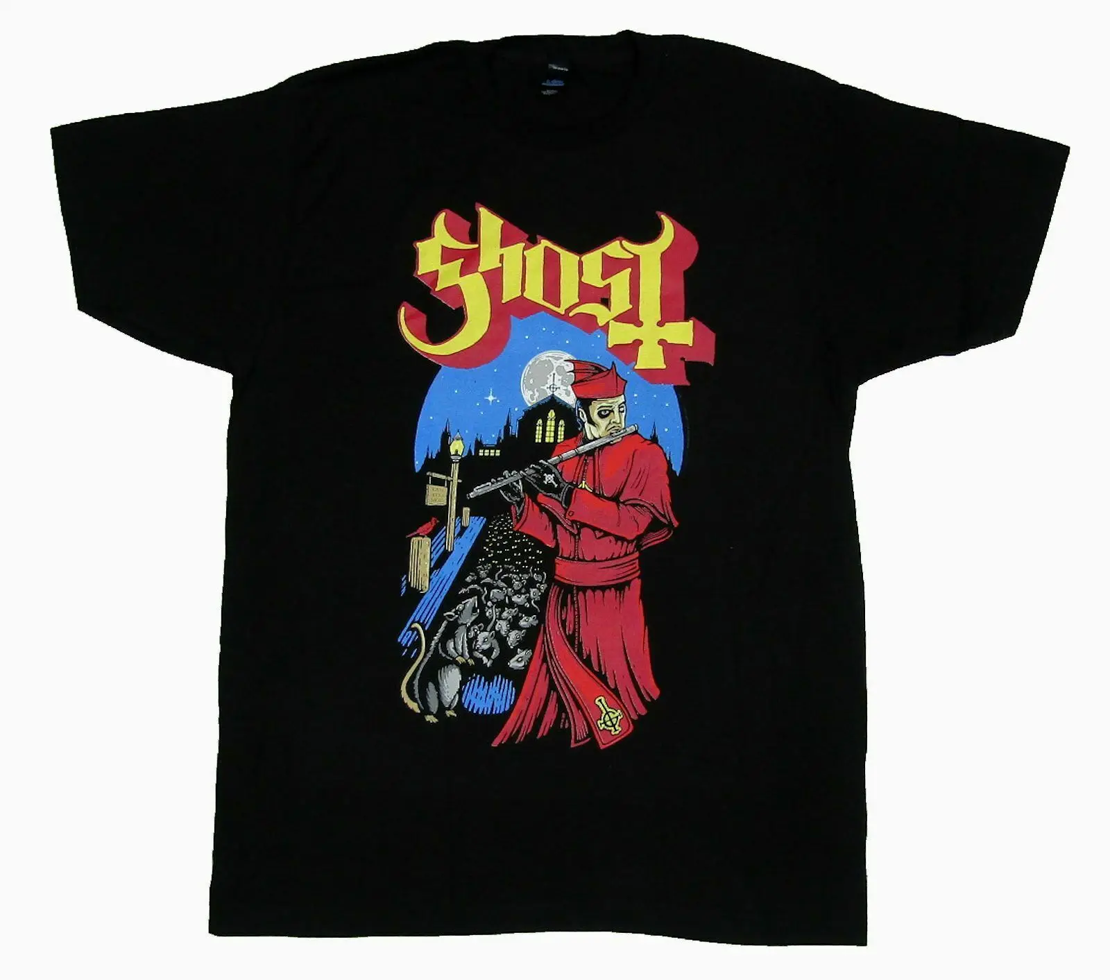 

Ghost Advancing Piper Black T-Shirt NEW