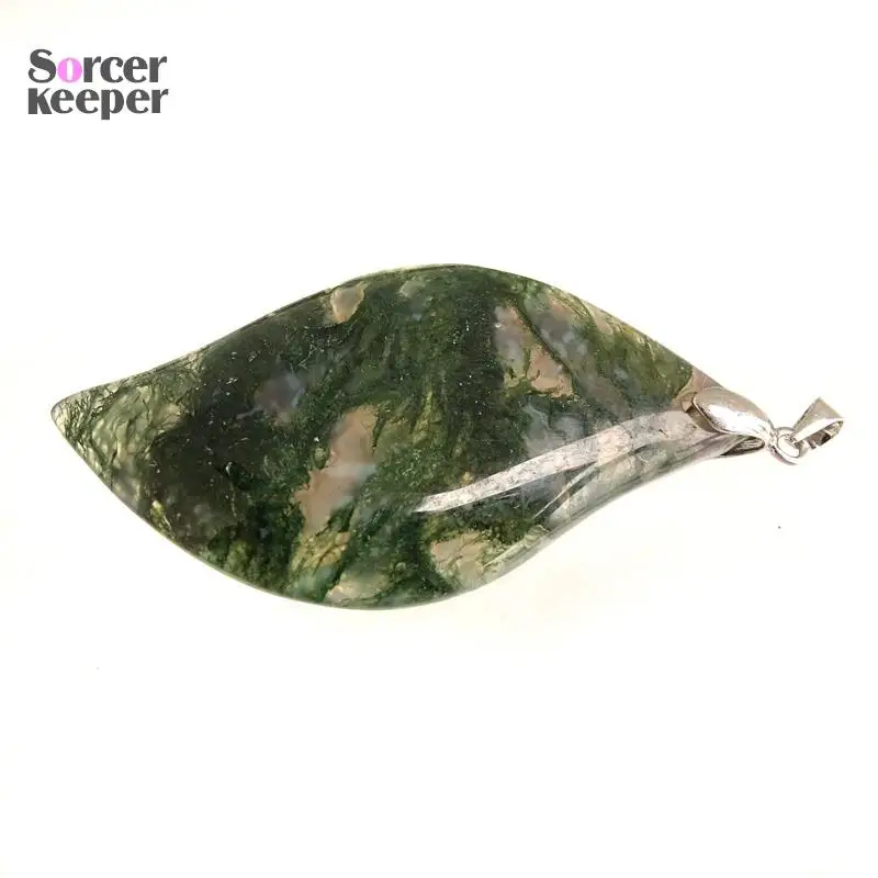 Ожерелья с цепочкой для женщин и мужчин оптовая продажа натуральный дендритовый