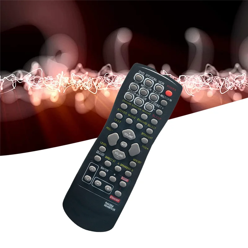 RAV254 Сменный пульт дистанционного управления для приемника Yamaha RX-V496 HTR-5240 HTR-5250