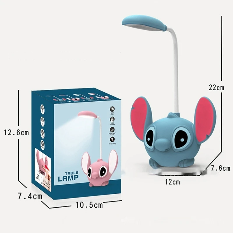 Светодиодная настольная лампа Disney Sitch с зарядкой через USB милый мультфильм